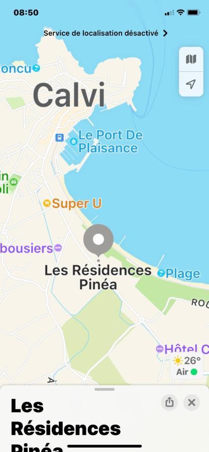 Duplex Calvi Direct Plage Extérieur photo